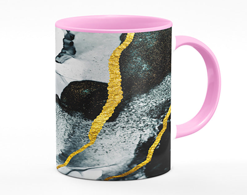 The Black Stone Glitter Mug