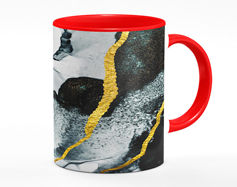 The Black Stone Glitter Mug