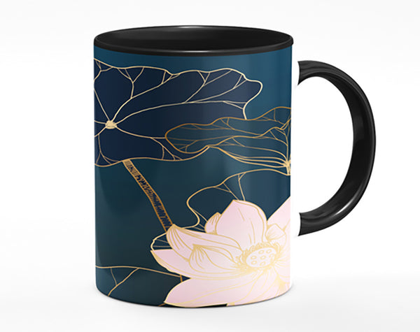 Flowers Bold In Blue Mug