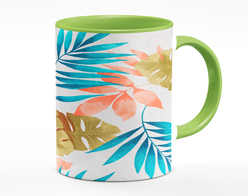 Modern Palm Leaves Mug