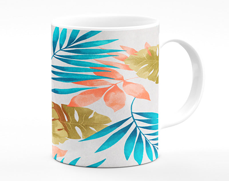 Modern Palm Leaves Mug