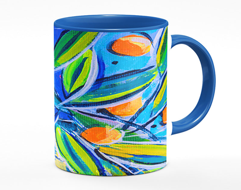 Bright Oranges On Tree Mug