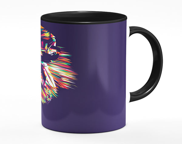 Vibrant Wolf Mug