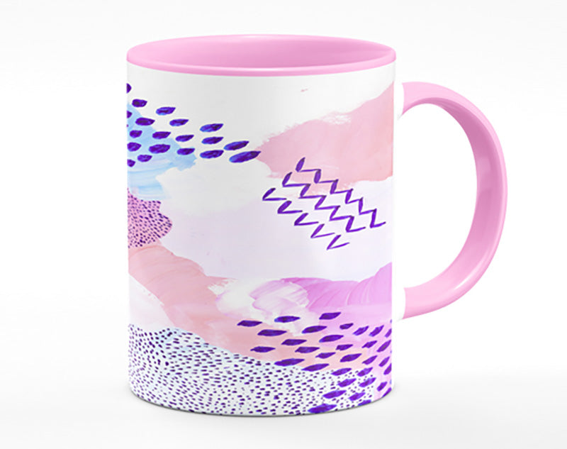 Mid Century Lilac Patterns Mug