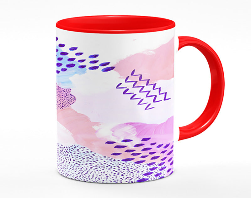 Mid Century Lilac Patterns Mug