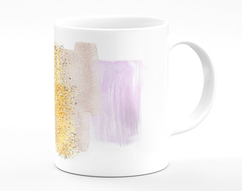 Strong Brush Strokes Glitter Mug