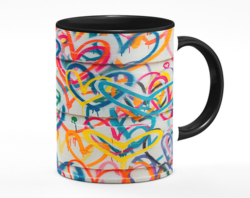 Colour Spectrum Hearts Mug