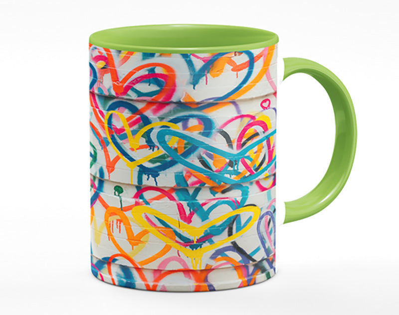 Colour Spectrum Hearts Mug