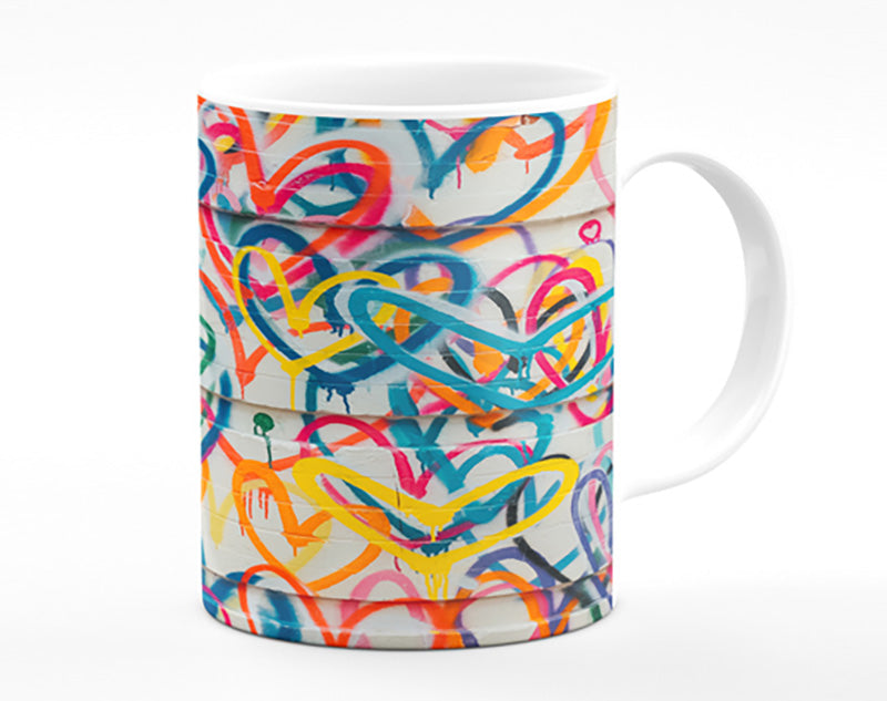 Colour Spectrum Hearts Mug