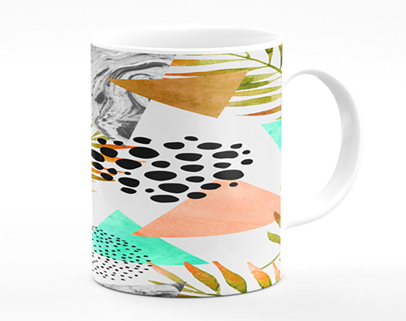 Mix Mid Century Plants And Patterns Mug