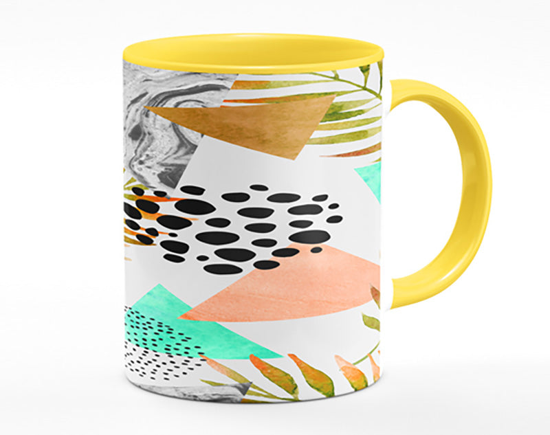 Mix Mid Century Plants And Patterns Mug