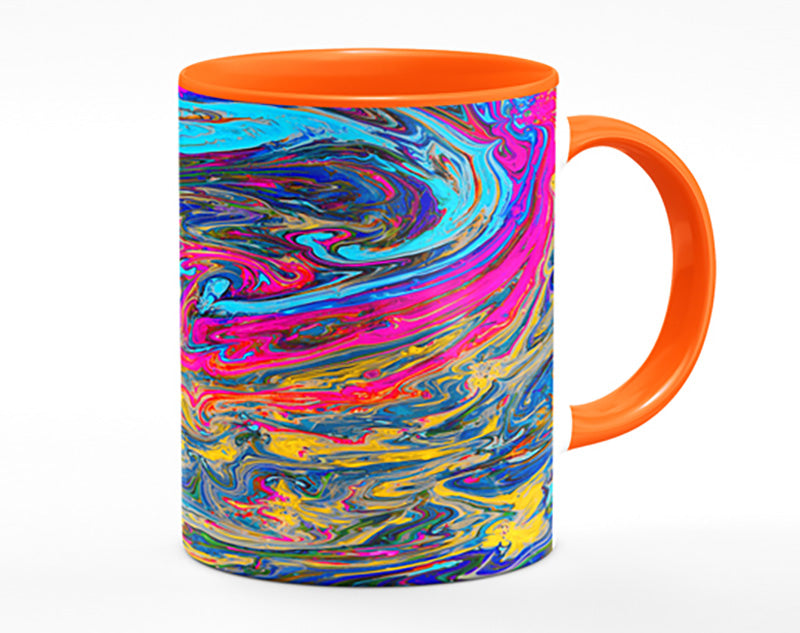 Paint flows and mixes Mug