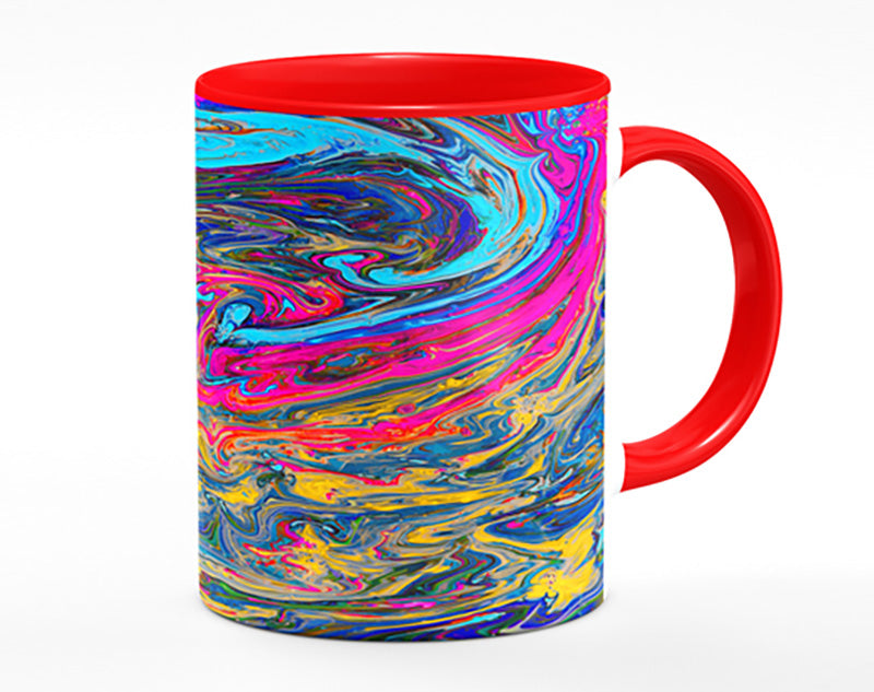 Paint flows and mixes Mug