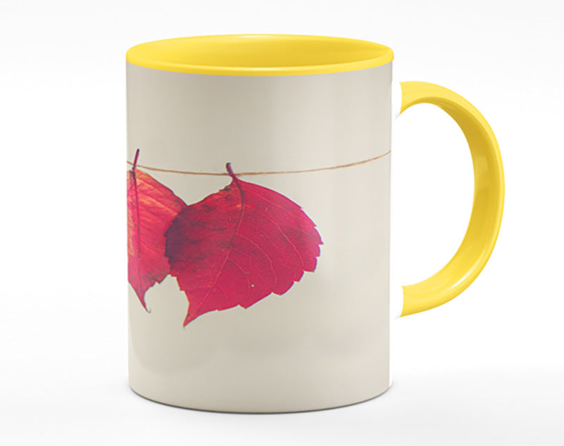 Summer to spring leaves Mug