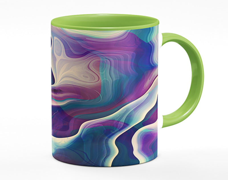 Swirly colours and motions Mug