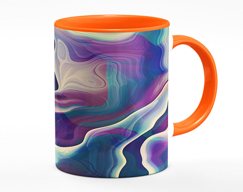 Swirly colours and motions Mug