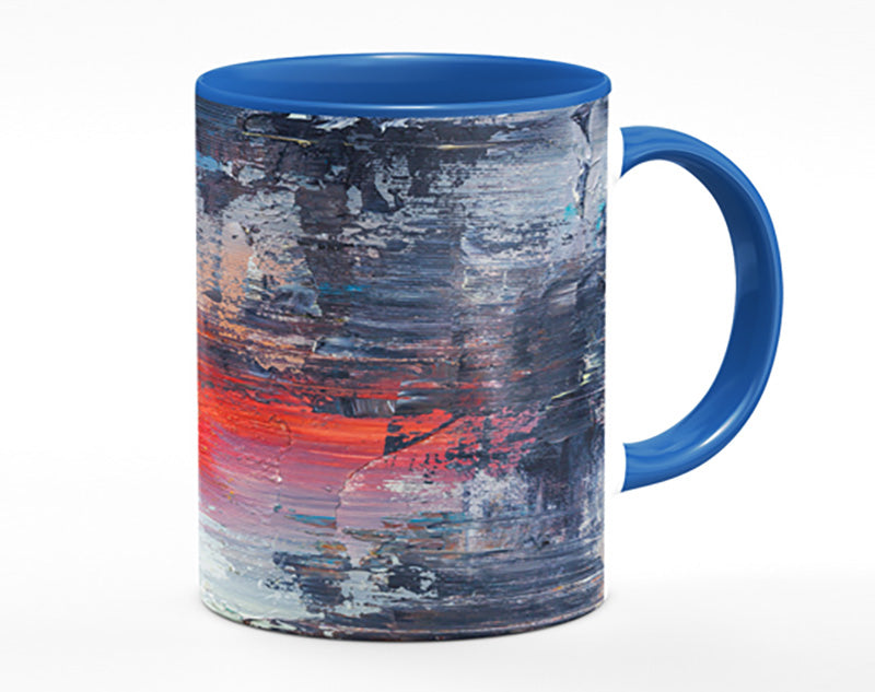 textured Paints colours and darks Mug