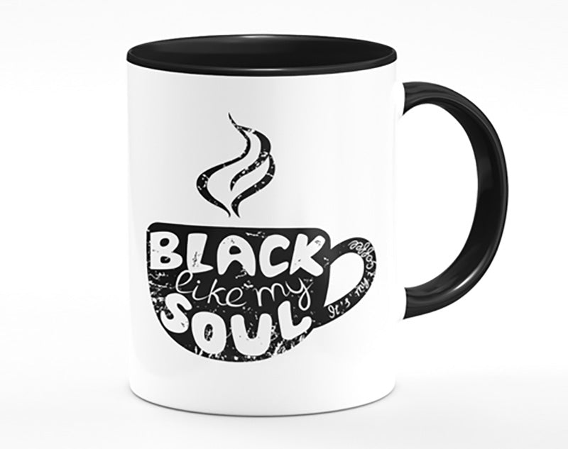 Black Like My Soul Coffee Mug