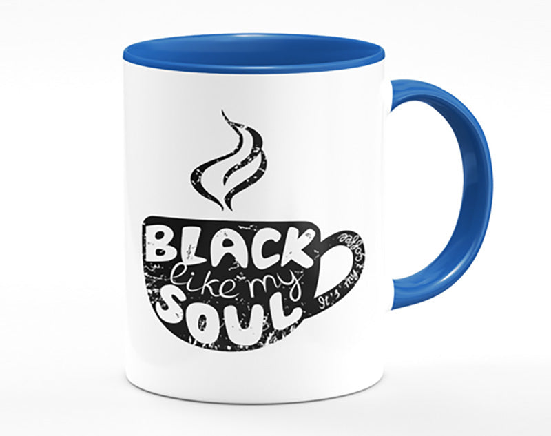 Black Like My Soul Coffee Mug