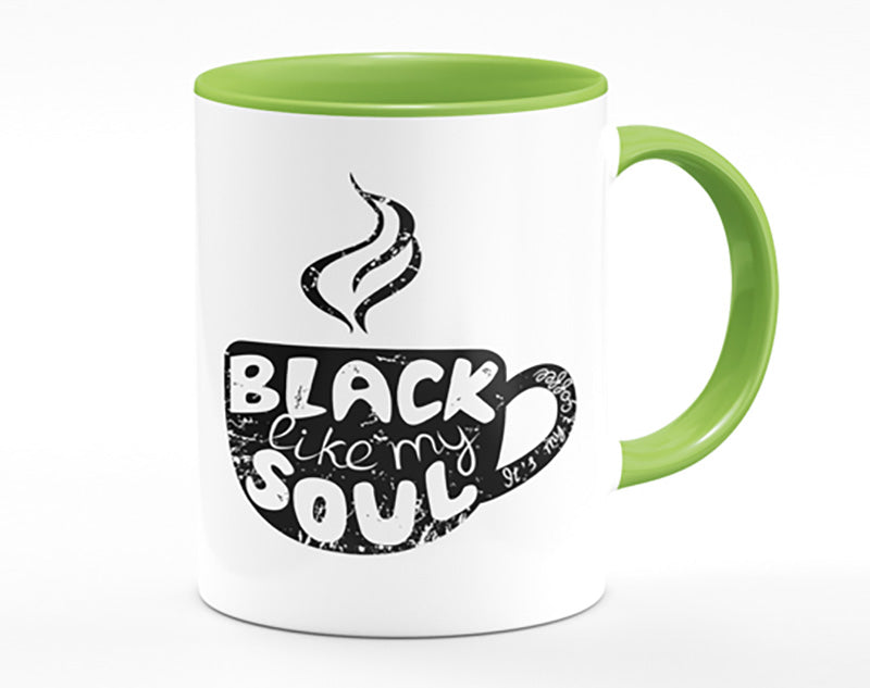 Black Like My Soul Coffee Mug