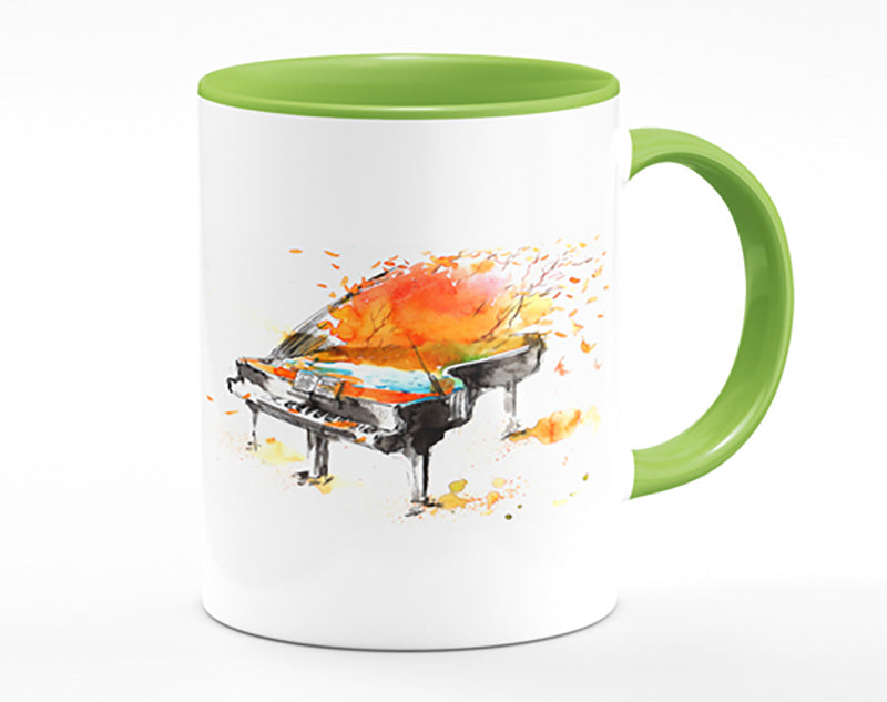 Autumn Piano Mug