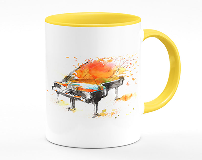 Autumn Piano Mug